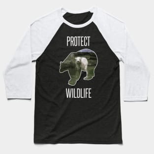Protect wildlife - polar bear design Baseball T-Shirt